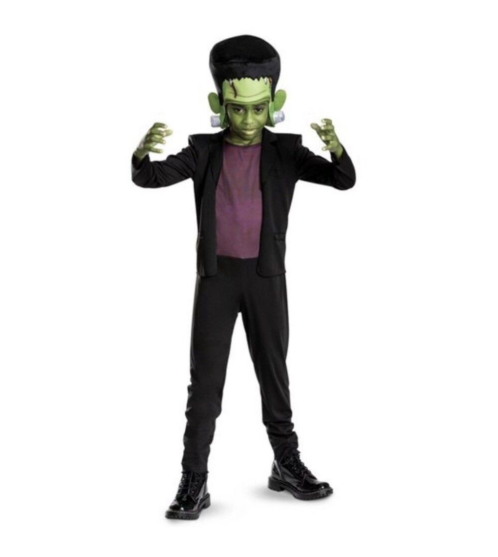 Disguise Universal Monsters Frankenstein Costume Jumpsuit and Mask Size S(4-6)